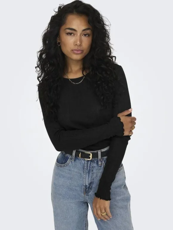 ONLCARLOTTA L/S TOP NOOS JRS