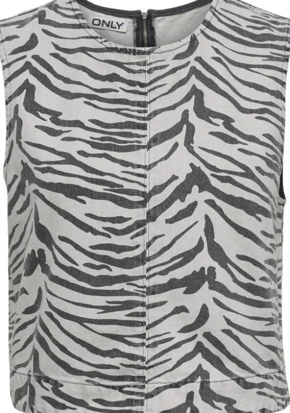 ONLDORSI SL ZEBRA TOP DNM SIK