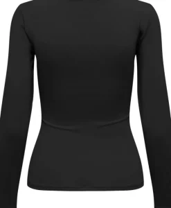ONLEA L/S 2-WAY DEEP NECK TOP JRS