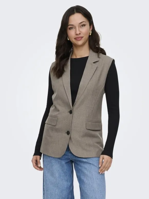 ONLLINDA S/L MEL OVERSIZE WAISTCOAT