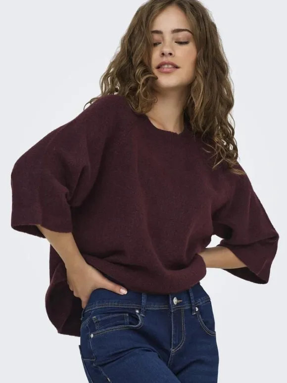 ONLSIMONI 3/4 PULLOVER KNT NOOS