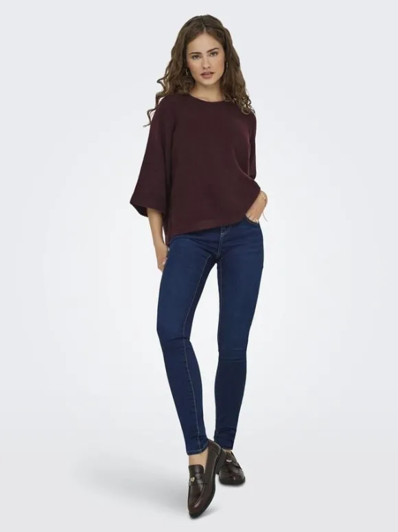 ONLSIMONI 3/4 PULLOVER KNT NOOS