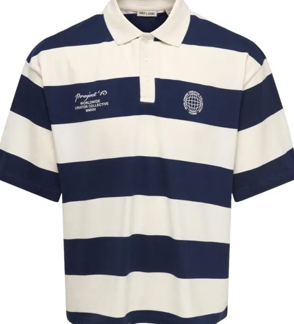 ONSDEVIN RLX SS RUGBY POLO TEE
