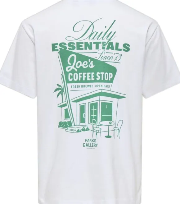 ONSFRED LIFE RLX SS PRINT TEE NOOS