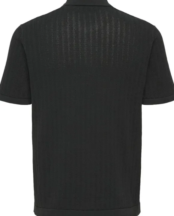 ONSMOON REG 12 SS POLO KNIT NOOS