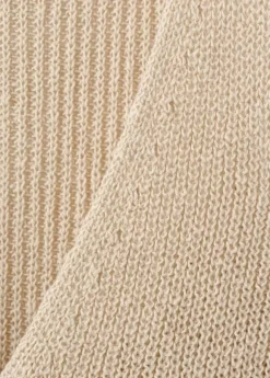 Openwork knitted waistcoat