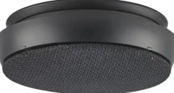 Optisk brandvarnare 10 cm Svart