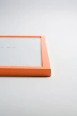 Orange Wood Frame