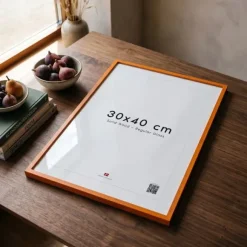 Orange Wood Frame