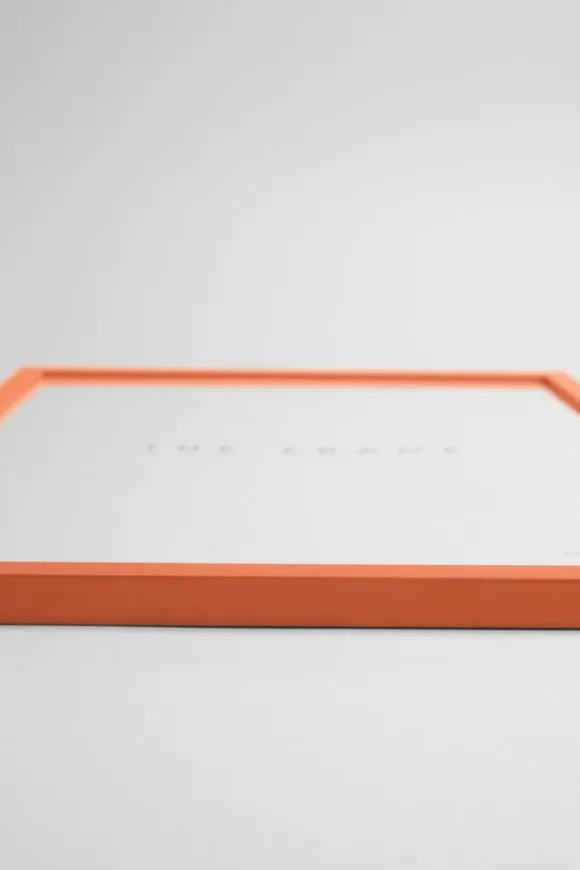 Orange Wood Frame