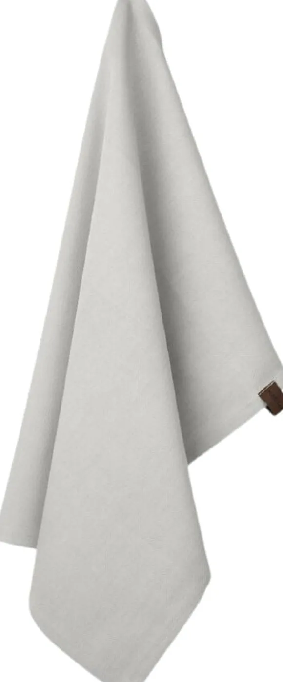 Organic tea towel 2 pack Stone