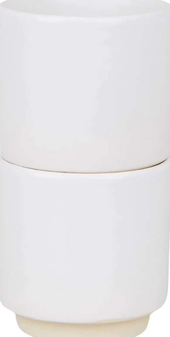 Otto Ceramic Cup Set of Two | White