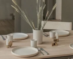 Otto Ceramic Cup Set of Two | White