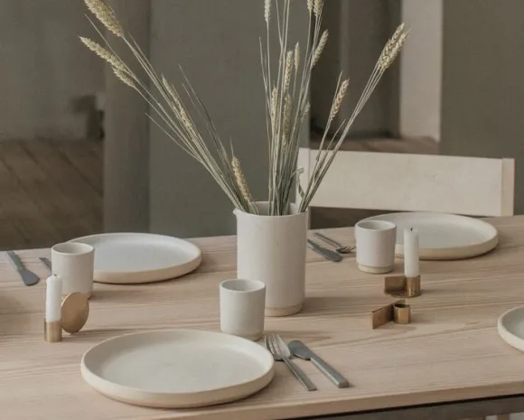 Otto Ceramic Cup Set of Two | White