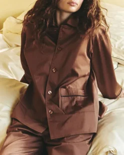 Outline Pyjama L/S Shirt-XS/S-Milk
