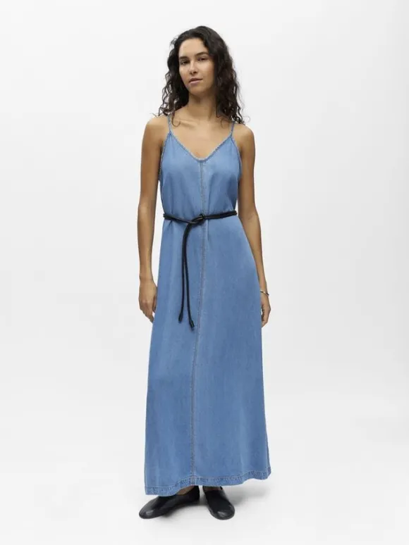 OUTOBJFRAME SINGLET DENIM DRESS 145