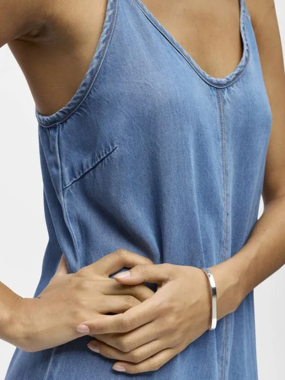 OUTOBJFRAME SINGLET DENIM DRESS 145