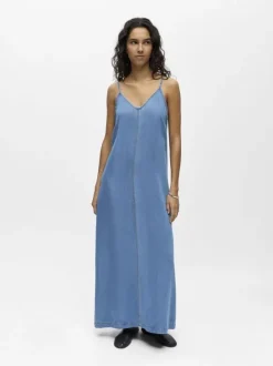 OUTOBJFRAME SINGLET DENIM DRESS 145