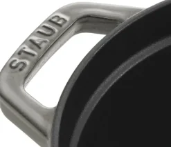 Oval Cocotte 29cm Graphite grey Staub
