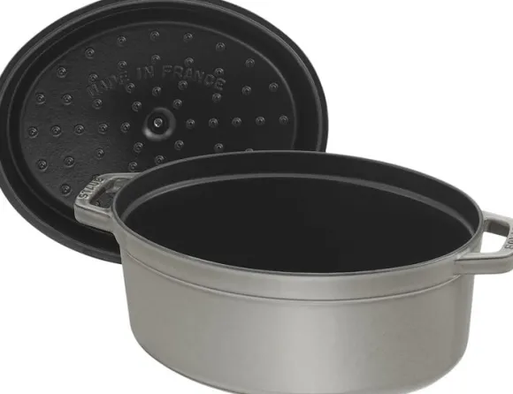 Oval Cocotte 29cm Graphite grey Staub