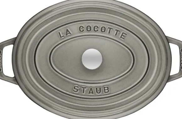 Oval Cocotte 29cm Graphite grey Staub