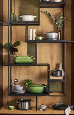 Oval støbejernsgryde 6,3 L Bamboo Green