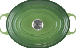 Oval støbejernsgryde 6,3 L Bamboo Green