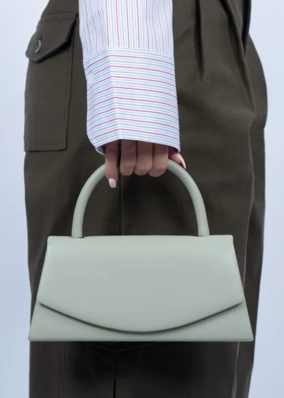 Overlapping Closure Handbag