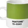 Pantone ESPRESSO CUP Greenery 15-0343