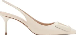 Patent heeled shoes