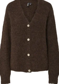 PCCLEO LS V-NECK KNIT CARDIGAN NOOS