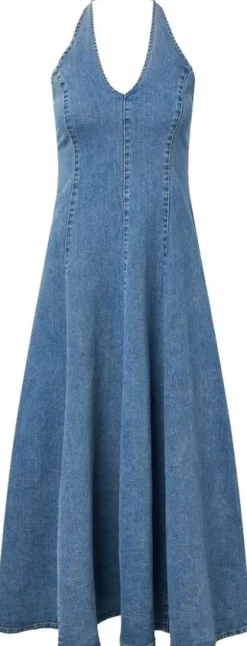 PCFRANNA SL HALTERNECK DRESS DNM D2