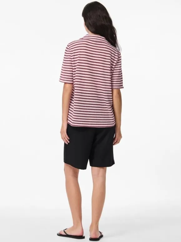 PCJEYA SS V-NECK LOOSE POLO D2D JRS