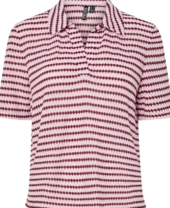 PCJEYA SS V-NECK LOOSE POLO D2D JRS