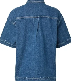 PCKARLA SS DENIM SHIRT D2D PP