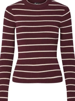 PCMIRA NEW LS O-NECK KNIT NOOS BC