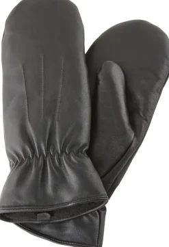 PCNELLIE LEATHER MITTENS NOOS
