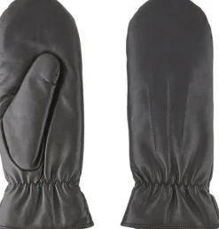 PCNELLIE LEATHER MITTENS NOOS