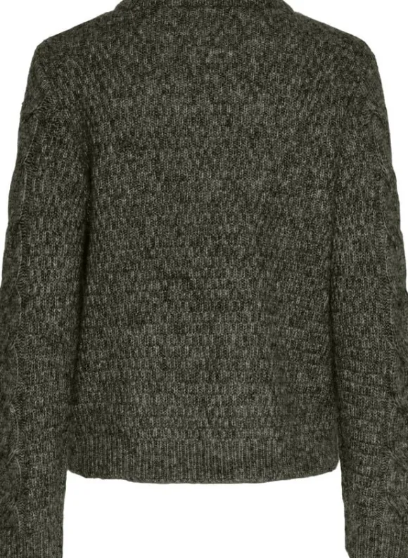 PCNINA LS O-NECK KNIT NOOS BC