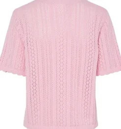 PCNUKA SS O-NECK KNIT CARDIGAN NOOS