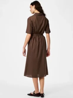PCPIA 2/4 MIDI SHIRT DRESS WVN NOOS