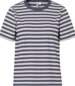 PCRIA SS TEE MULTICOL STRIPES NOOS