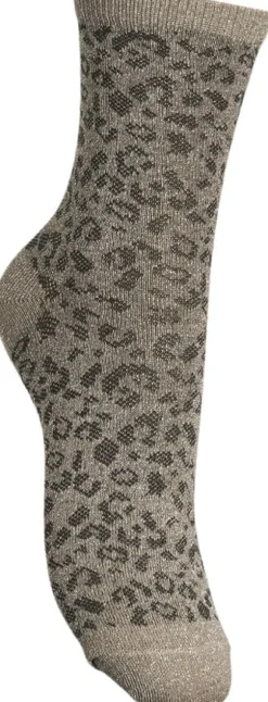 PCSEBBY GLITTER LONG AOP SOCKS NOOS