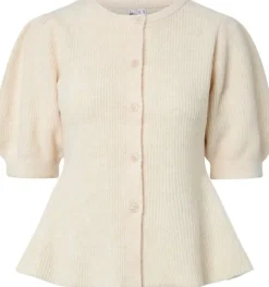 PCSILLY SS PUFF KNIT CARDIGAN NOOS