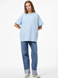 PCSKYLAR SS OVERSIZED TEE JRS NOOS