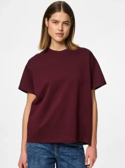 PCSKYLAR SS OVERSIZED TEE JRS NOOS