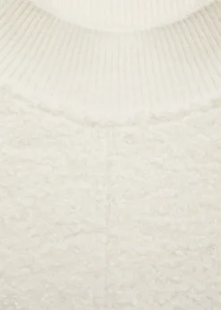 Perkins collar bouclé sweatshirt