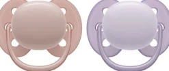 Philips Avent ultra soft sut - Pakke med 2 - 0-6m girl