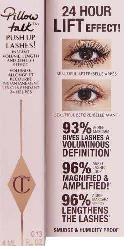 Pillow Talk Push Up Lashes - Mascara i reseformat