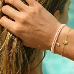 Pink Opal Wisdom Wrap Bead Bracelet